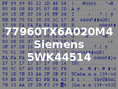 77960TX6A020M4 Siemens 5WK44514