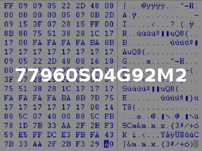 77960S04G92M2