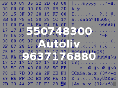 550748300 Autoliv 9637176880