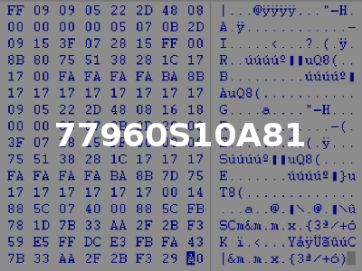 77960S10A81