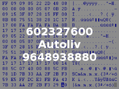 602327600 Autoliv 9648938880