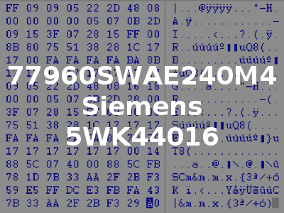 77960SWAE240M4 Siemens 5WK44016