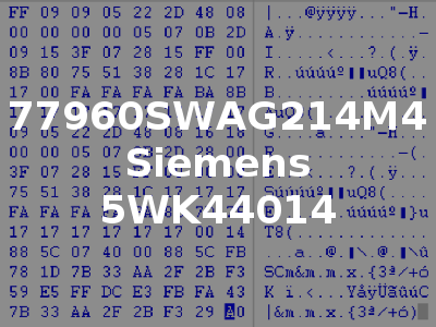 77960SWAG214M4 Siemens 5WK44014
