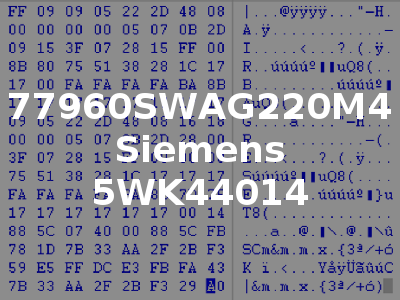 77960SWAG220M4 Siemens 5WK44014