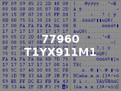 77960 T1YX911M1