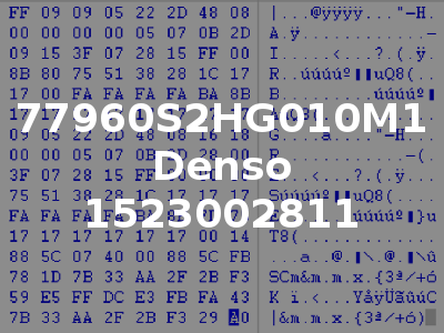 77960S2HG010M1 Denso 1523002811