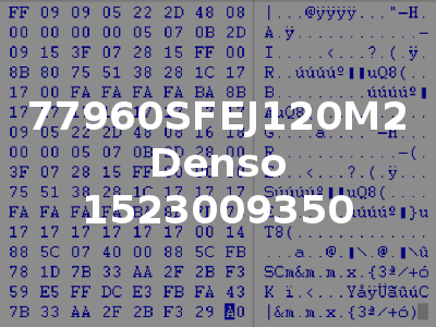 77960SFEJ120M2 Denso 1523009350