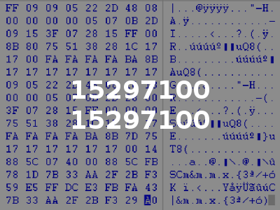 15297100 15297100