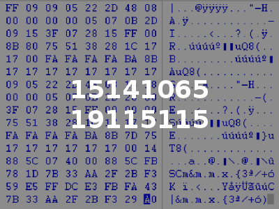 15141065 19115115
