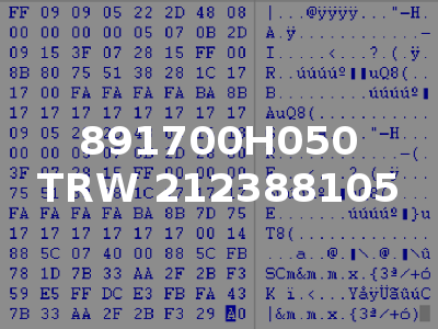 891700H050 TRW 212388105
