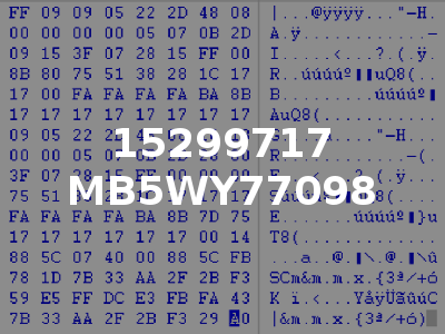 15299717 MB5WY77098