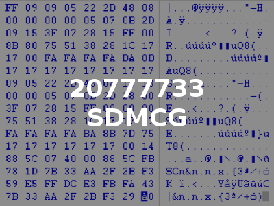 20777733 SDMCG