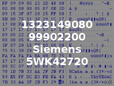1323149080 99902200 Siemens 5WK42720
