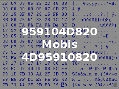 959104D820 Mobis 4D95910820