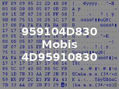 959104D830 Mobis 4D95910830