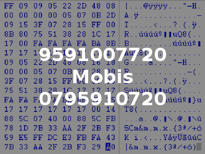 9591007720 Mobis 0795910720