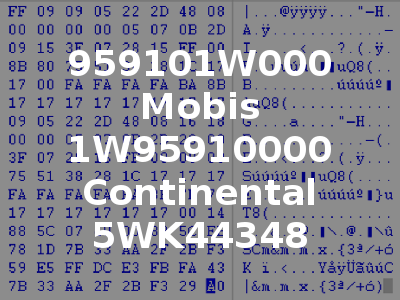 959101W000 Mobis 1W95910000 Continental 5WK44348