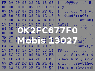 0K2FC677F0 Mobis 13027