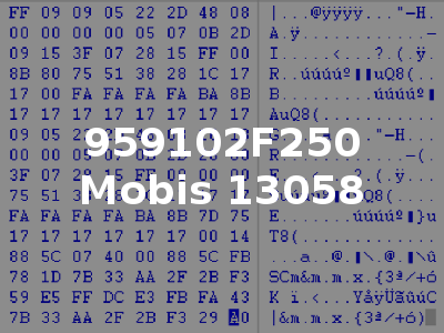 959102F250 Mobis 13058