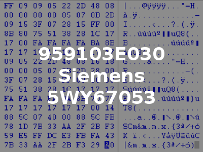959103E030 Siemens 5WY67053