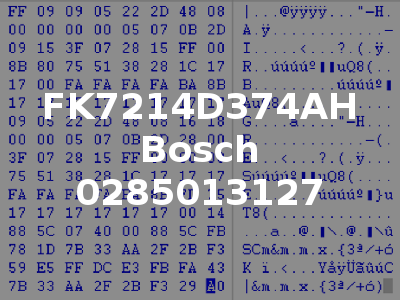 FK7214D374AH Bosch 0285013127