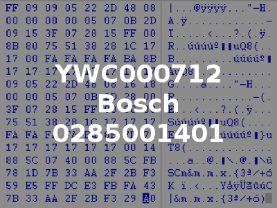 YWC000712 Bosch 0285001401