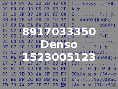 8917033350 Denso 1523005123