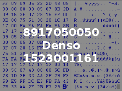 8917050050 Denso 1523001161