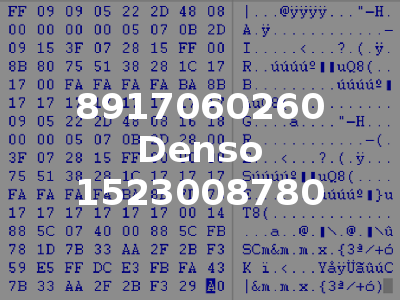 8917060260 Denso 1523008780