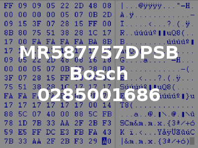MR587757DPSB Bosch 0285001686