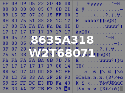 8635A318 W2T68071