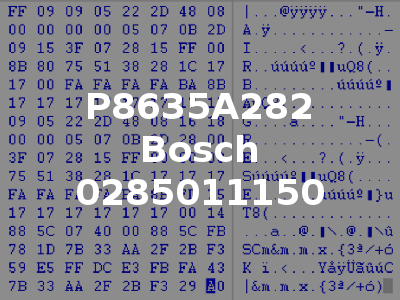 P8635A282 Bosch 0285011150