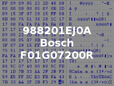 988201EJ0A Bosch F01G07200R