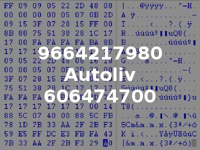 9664217980 Autoliv 606474700