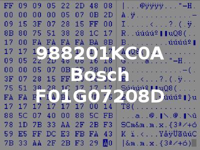 988201KC0A Bosch F01G07208D
