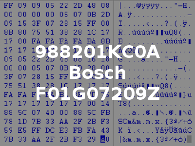 988201KC0A Bosch F01G07209Z