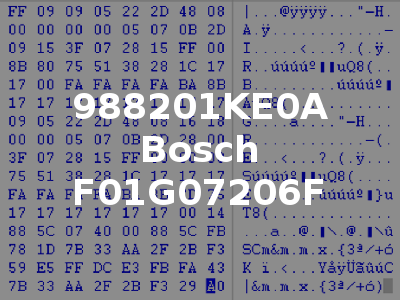 988201KE0A Bosch F01G07206F