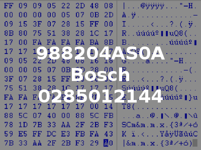 988204AS0A Bosch 0285012144