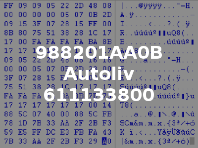 988201AA0B Autoliv 611133800