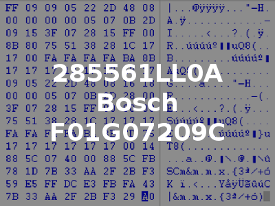 285561LL0A Bosch F01G07209C