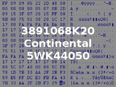 3891068K20 Continental 5WK44050
