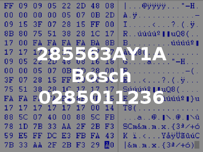 285563AY1A Bosch 0285011236