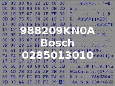 988209KN0A Bosch 0285013010