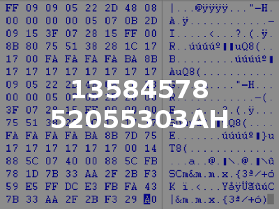 13584578 52055303AH