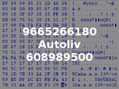 9665266180 Autoliv 608989500