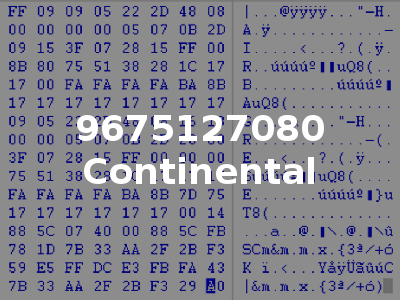 9675127080 Continental