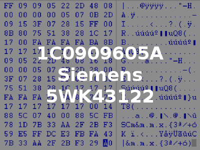 1C0909605A Siemens 5WK43122