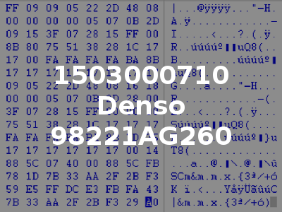 1503000710 Denso 98221AG260