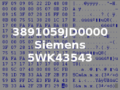 3891059JD0000 Siemens 5WK43543