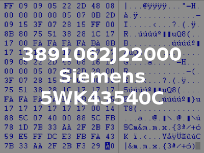 3891062J22000 Siemens 5WK43540C